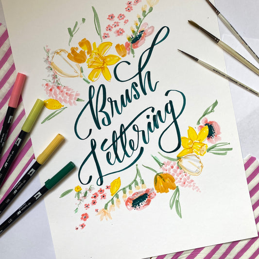 Brush Lettering Workshop - Sun 23rd March 2025